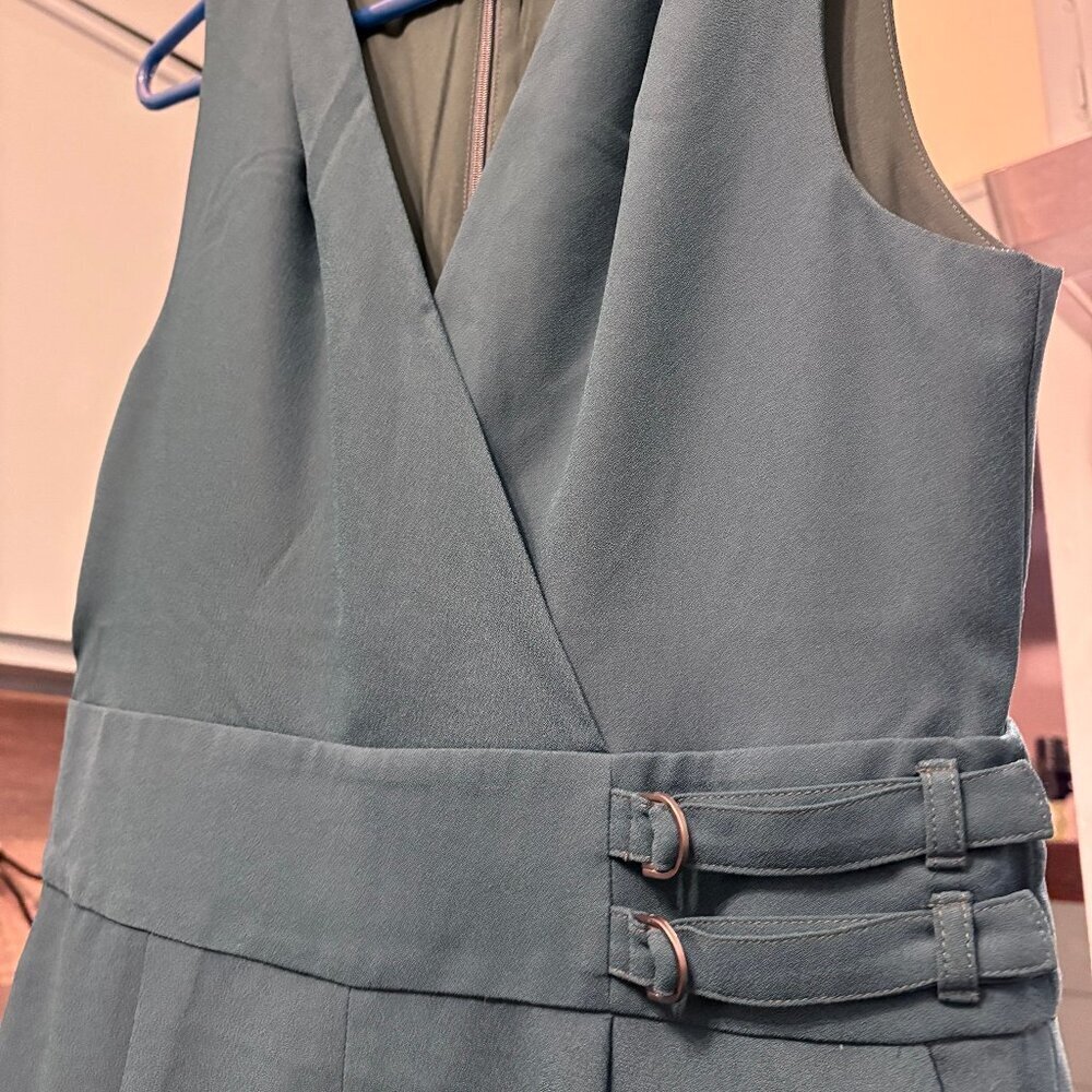 Banana Republic CLOSET CLEANOUT Jumpsuit-Teal Color-Size 10 - Picture 4 of 5